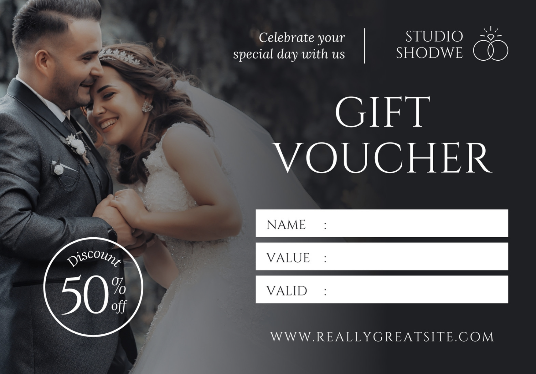 Wedding gift voucher